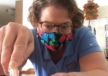 USO Wisconsin provides masks for Fort McCoy DES training operations
