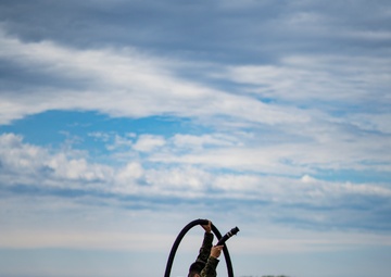 Task force Marines practice purifying water prior to Latin America deployment