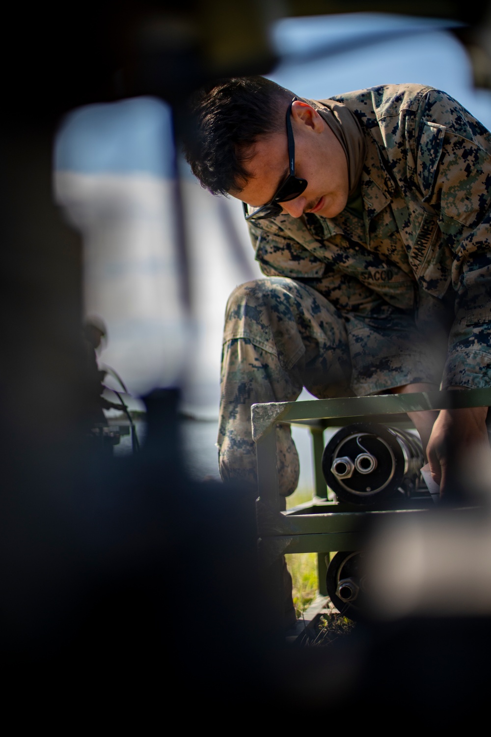 Task force Marines train to purify water prior to Latin America deployment