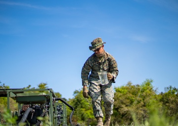 Task force Marines train to purify water prior to Latin America deployment