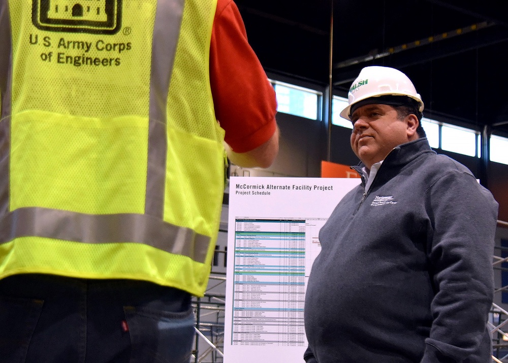 Governor Pritzker visits McCormick Place ACF