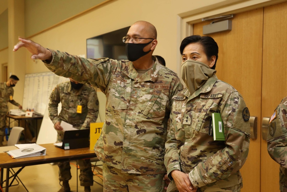 Guam National Guard TAG Visits Joint Task Force 671