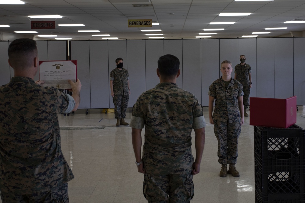 MCBH Marines receive Impact Awards