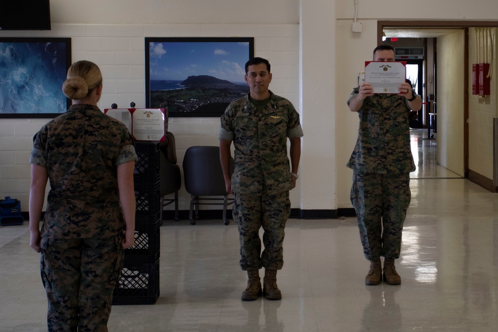 MCBH Marines receive Impact Awards