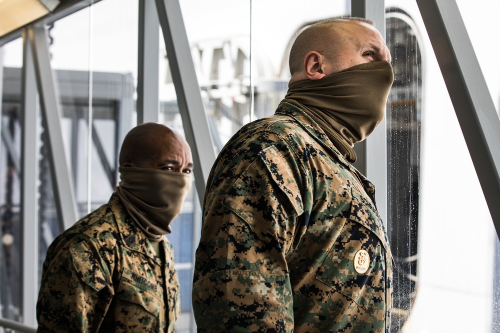 1st Marine Division Leaders Visit USNS Mercy