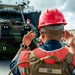 Sailors and Marines Offload EMF from USNS DAHL