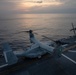 USS America (LHA 6) Conducts Night Flight Operations