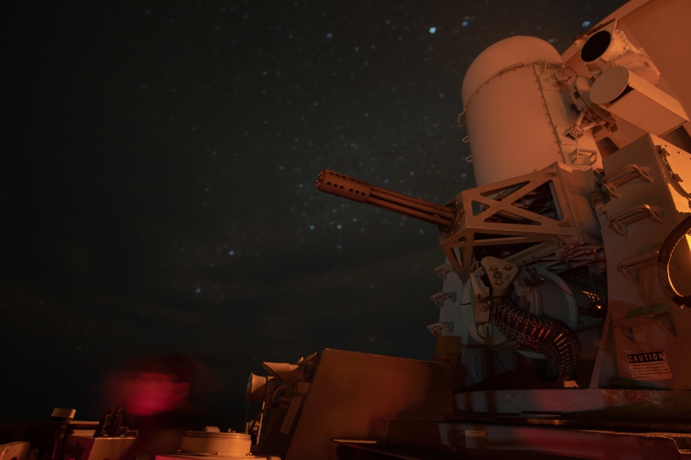 USS America (LHA 6) Conducts Night Flight Operations