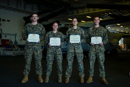 CLB-31 Marines earn naval surface warfare qualification aboard USS America