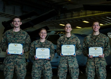 Naval Integration: 31st MEU Marines earn Enlisted Surface Warfare Specialist pins