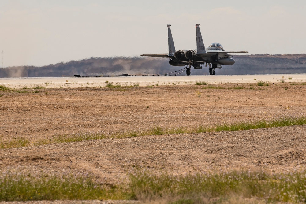 Aircraft arrest system test