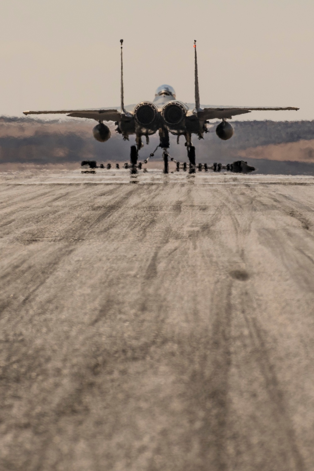 Aircraft arrest system test