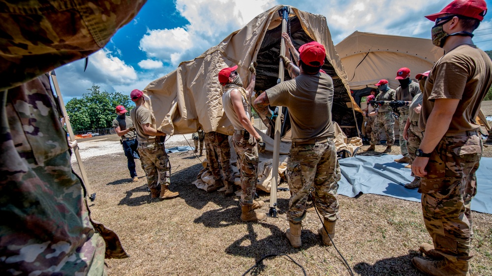 DVIDS - Images - Airmen Set Up EMEDS System at U.S. Naval Hospital Guam ...