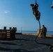 31st MEU Marines hone fast rope techniques and marksmanship aboard USS America