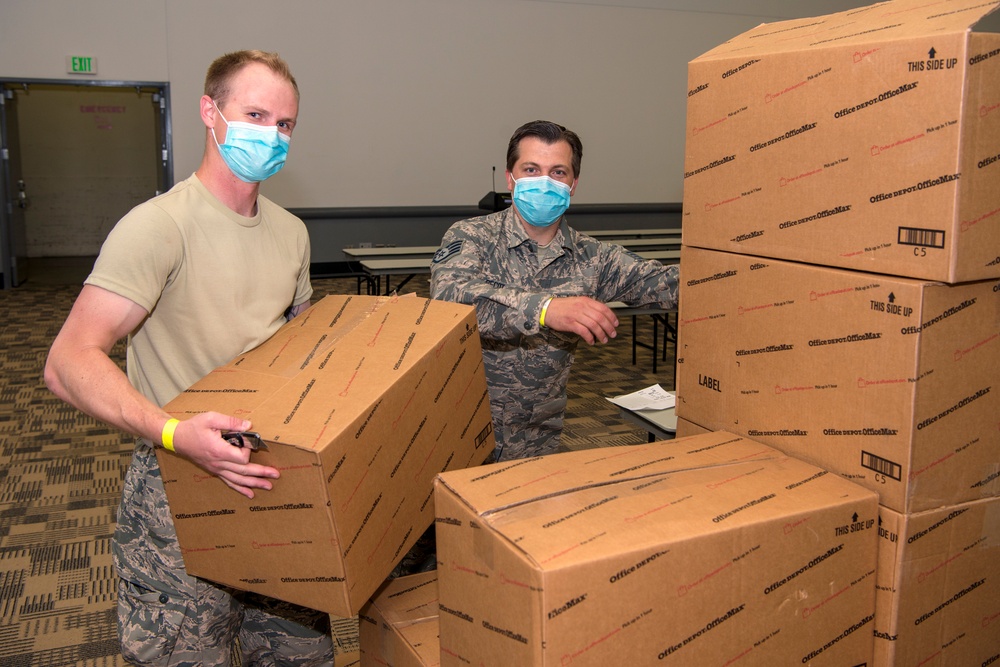 Colorado National Guard Members support the COVID-19 Response Efforts