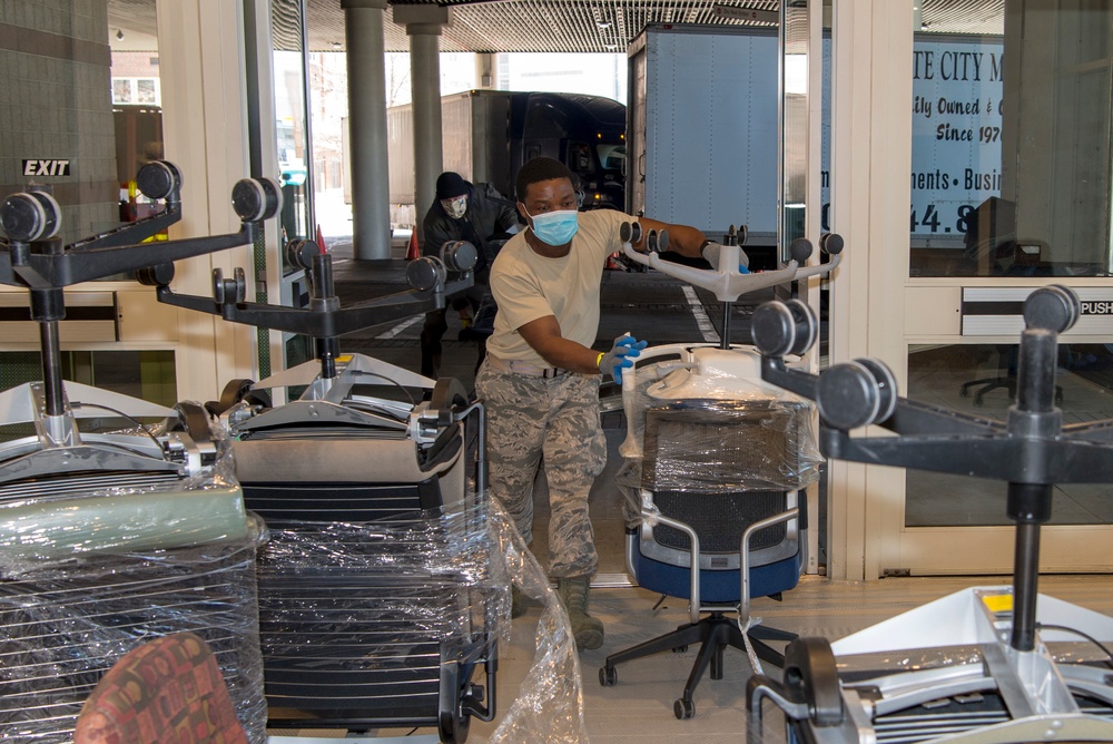 Colorado National Guard Members support the COVID-19 Response Efforts
