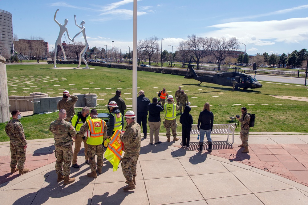Colorado National Guard Members support the COVID-19 Response Efforts