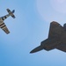 F-22 Demo Team practices over JBLE