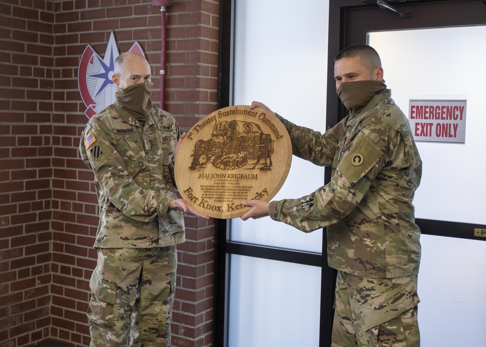 Maj. John Krigbaum Retirement