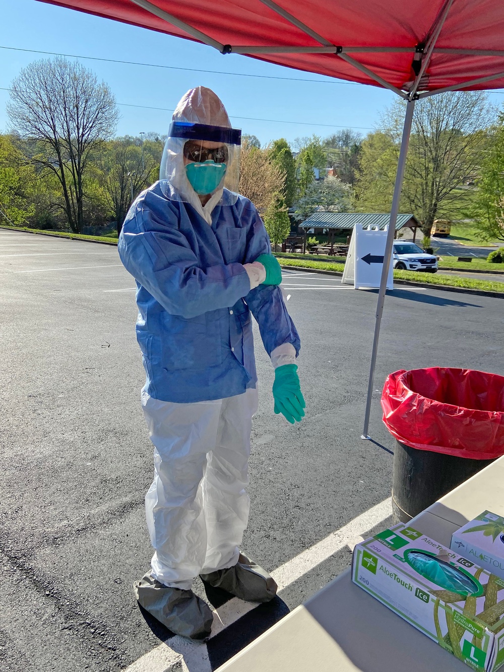 Tennessee National Guard assists with COVID-19 testing in Greene Co.