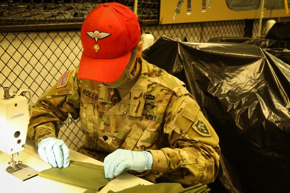 403rd QM Riggers Help Save Lives Amidst COVID 19