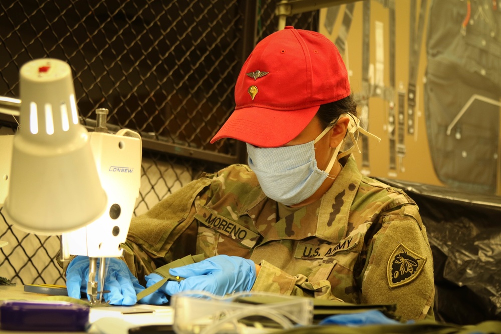 403rd QM Riggers Help Save Lives Amidst COVID 19