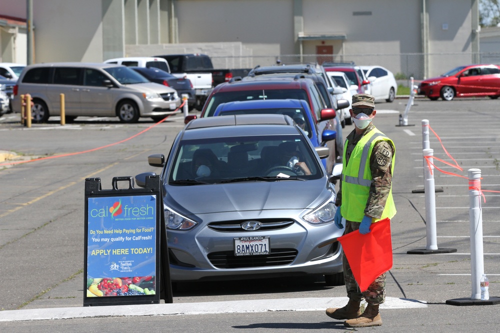 CA Guardsmen come full circle in food distribution