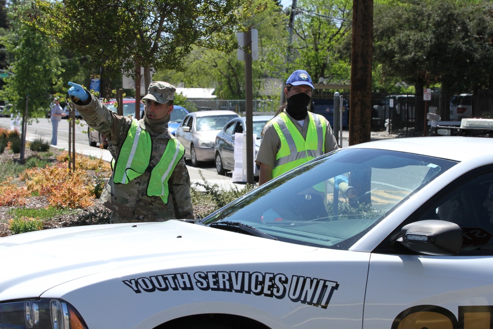 CA Guardsmen come full circle in food distribution