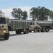 South Carolina National Guard transports, stores sandbags