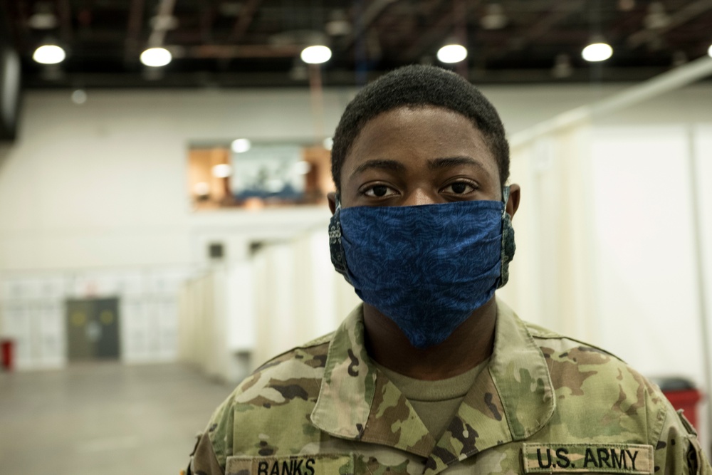 Michigan National Guard assists FEMA conversion of TCF Center into COVID-19 alternate care facility