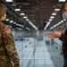 Commanding General of U.S. Army North Laura Richardson meets with personnel working in the TCF Center
