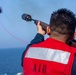 USS New York conducts a replenishment-at-sea