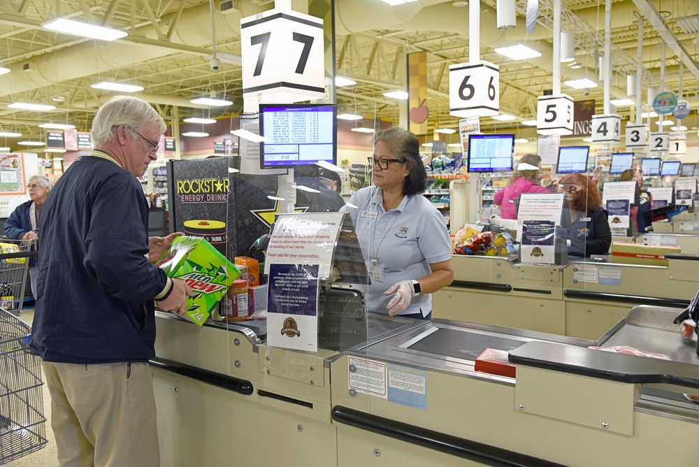 Commissaries installing plexiglass panels in checkout lanes to add extra protection amid COVID-19 pandemic