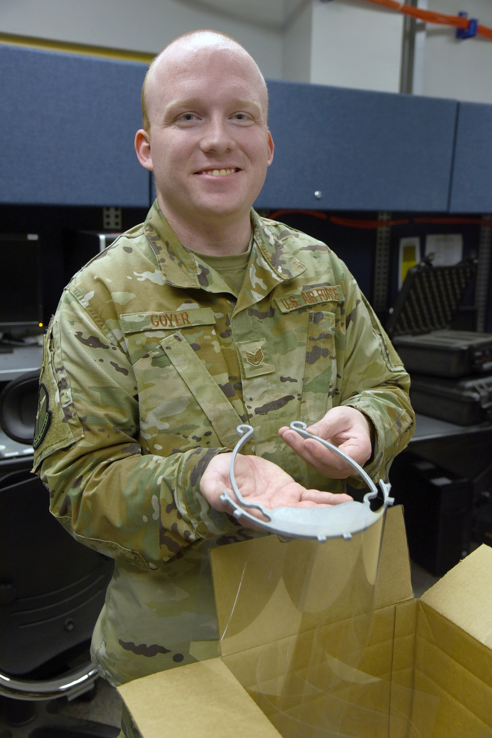 552nd Air Control Network Squadron gives back during COVID-19