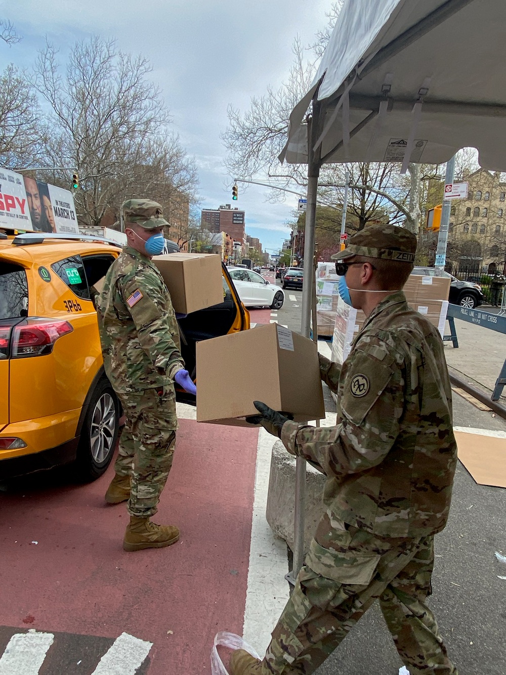 NY National Guard responds for Operation COVID-19 in NYC