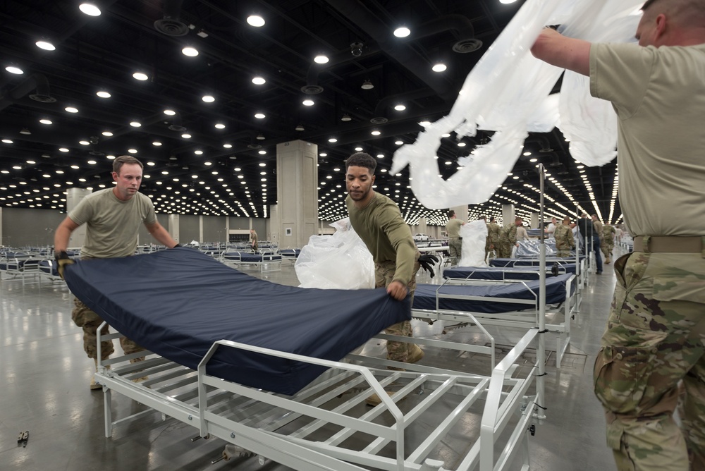 Ky. Guard sets up Alternate Care Facility for COVID-19