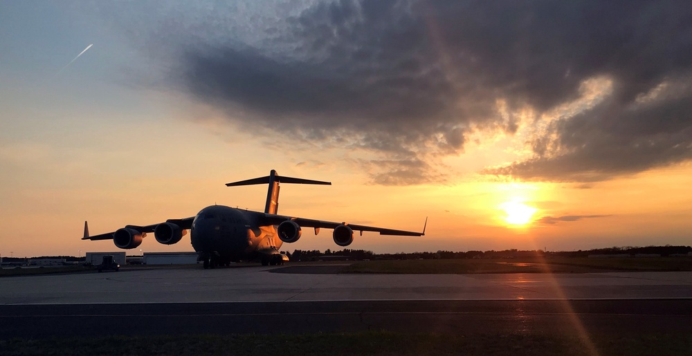 C-17 at Sunset