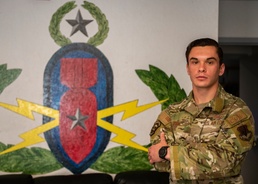 Recce Town Airman using EOD capabilities to make PPE