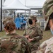 715 Military Police company commander gives tour of Orange County Convention Center Community Based Testing Site