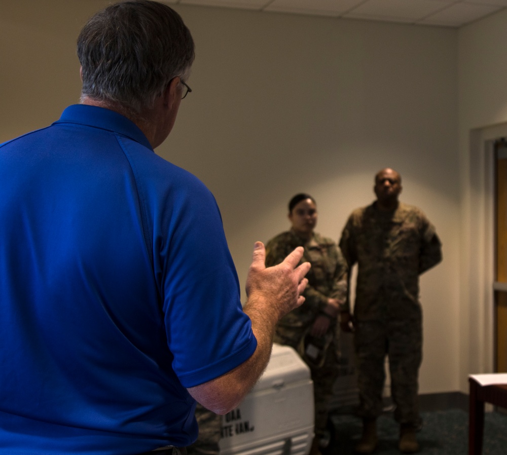 Florida Air National Guard senior leaders tour department of health and National Guard operations at Orlando International