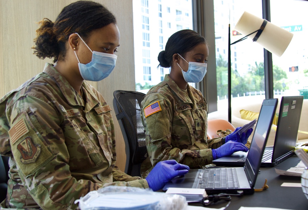 Medical Service Corps arrives in Miami Beach to support alternate care facility at the Miami Beach Convention Center