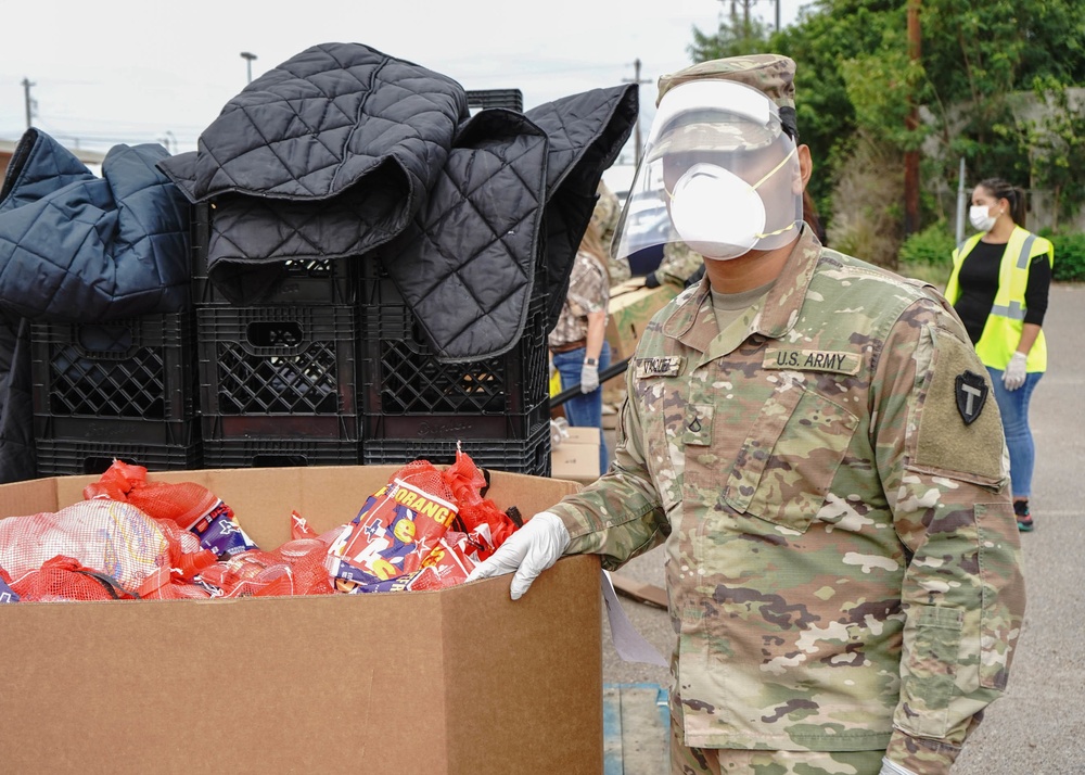 Texas National Guard Soldiers Support Food Bank of the Rio Grande Valley