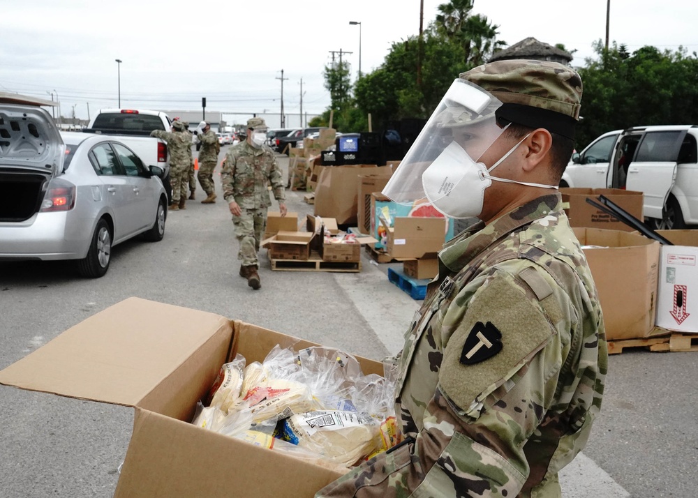 Texas National Guard Soldiers Support Food Bank of the Rio Grande Valley