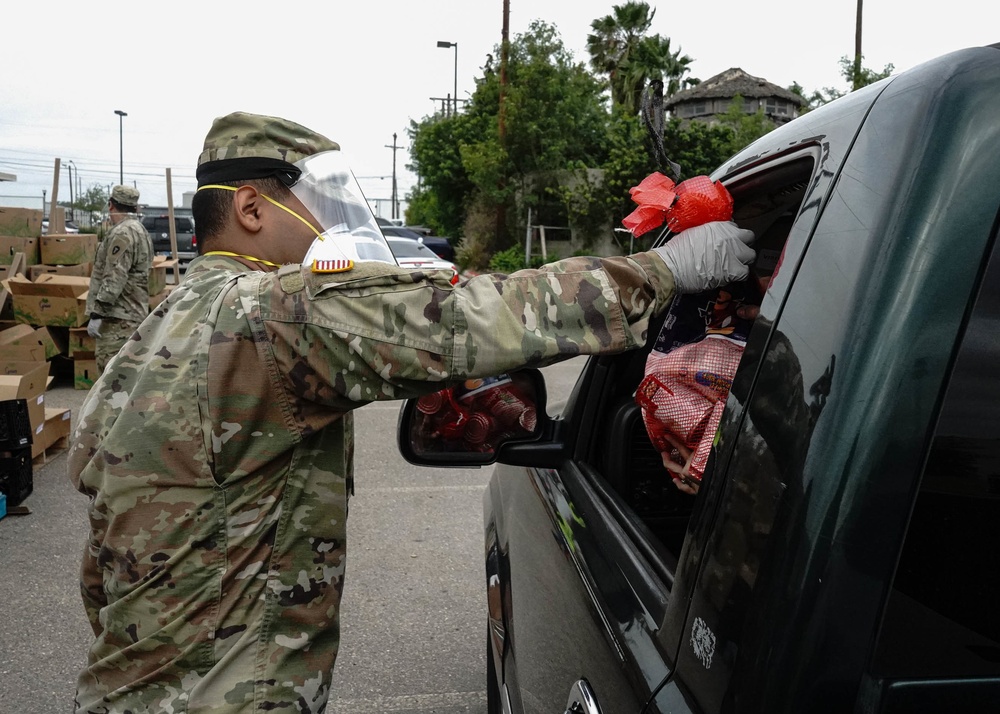 Texas National Guard Soldiers Support Food Bank of the Rio Grande Valley