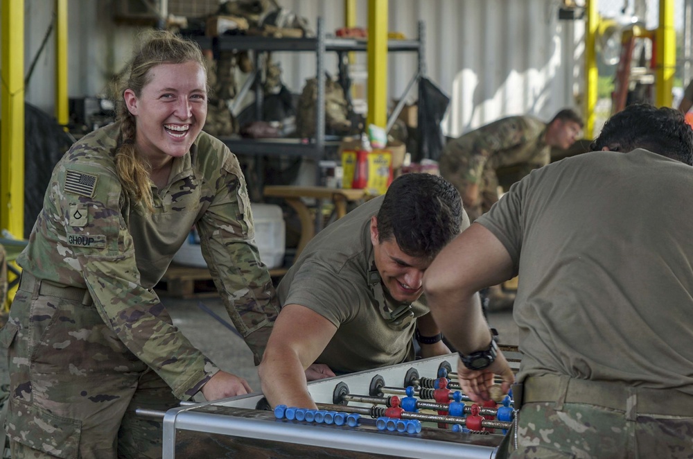 101st Airborne provide security in Kenya