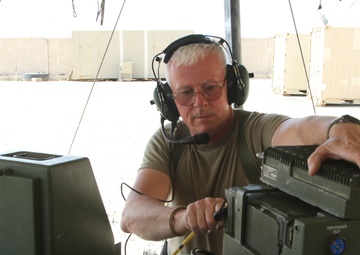 Task Force Spartan Soldiers Prepare Coms