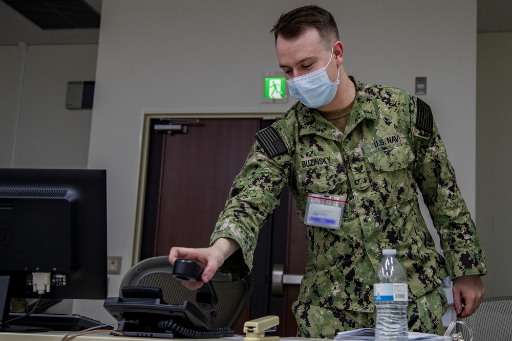 USNH Okinawa’s COVID-19 joint care line