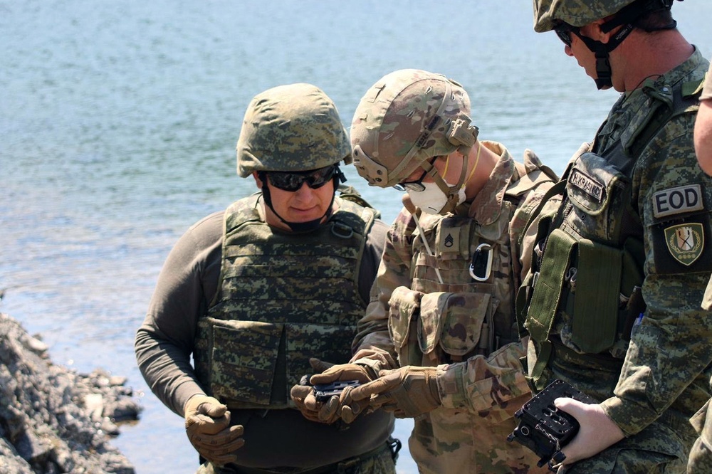 KFOR EOD Soldiers practice COVID-19 preventative measures in Kosovo