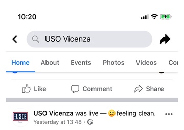 (PHOTO 5) USO Services on Facebook Live