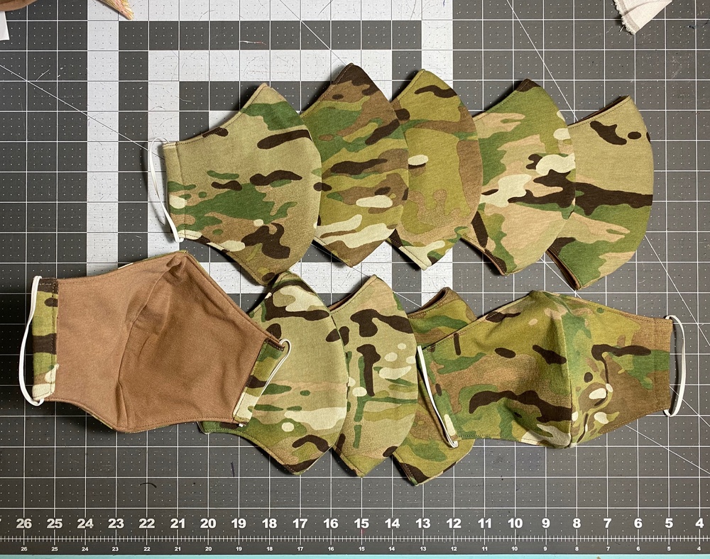 Greywolf Troop and spouse donate time and masks to enhance readiness